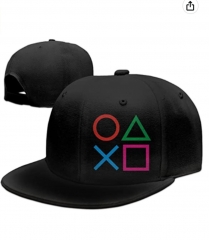 swqfzki Gamer Hat Snapback Flat Bill Baseball Cap Men's Adjustable Gamers Gift Trucker Hats