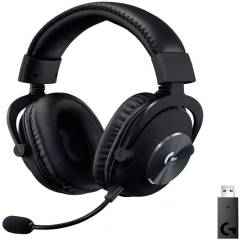 Logitech G PRO X Wireless Lightspeed Gaming Headset with Blue VO!CE Mic Filter Tech, 50 mm PRO-G Drivers, and DTS HeadphoneX 2.0 Surround Sound