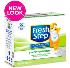 Fresh Step Advanced Simply Unscented Clumping Cat Litter, Recommended by Vets
