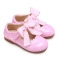 New Designs Girls Bow Shoes 5 Colors Microfiber Leather Shoes Handmade Children Shoes