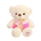 2017 New High Quality Bowknot Plush Toys Knitting Teddy Bear Doll Lovely Small Plush Toys Stuffed Fluffy Bear Dolls Toy Gifts