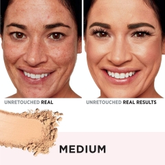 IT Cosmetics CC+ Airbrush Perfecting Powder Foundation - Buildable Full Coverage Of Pores & Dark Spots - Hydrating Face Makeup with Hyaluronic Acid - Talc-Free - 0.33 oz - Medium