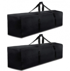 COOLBEBE 47" Sports Duffle Bag - Extra Large Travel Duffel Luggage Bag with Upgrade Zipper, Durable & Water Resistant,2 Pack (2Pack Black)