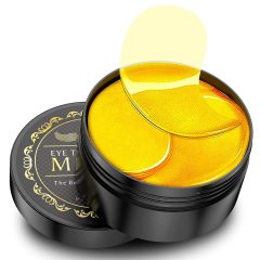 Under Eye Patch - 30 pairs - 24K gold eye mask - puffy eyes and dark circles care, reduce eye bags and smooth wrinkles, eye care pads contain collagen