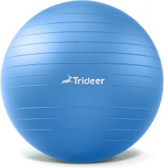 trideer yoga ball exercise ball flexibility, Pilates balance ball is suitable for exercise and fitness, stability yoga ball chair is suitable for office and family gym