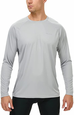 BOSCH Men’s Long Sleeve Shirts UPF 50+ Sun Protection SPF Lightweight Quick Dry T-Shirts Outdoor Hiking Running six four