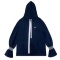 The Pullover Loose Embroidered Trumpet Sleeve Hoodie For men