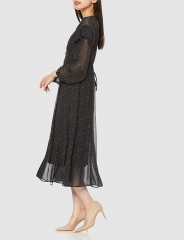 Celford mid-term chiffon V-neck dress CWFO214118 ladies