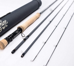 Moonshine Rod Co. Fly Fishing Rod Two Rod Tips Included, Carrying Case - The Vesper Series