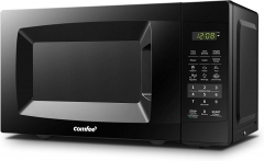 Conocophillips EM720CPL-PMB Countertop Microwave with sound on/Off, ECO mode and simple one-touch button, 0.7 level feet, 700 watts, black