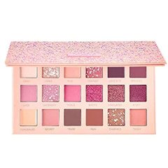 18 Colors Pigmented The New Nude Eyeshadow Palette Blendable Long Lasting Eye Shadow Palettes Neutrals Smoky Multi Reflective Shimmer Matte Glitter Pressed Pearls Eye Shadow Makeup