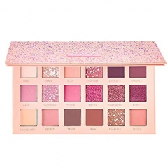18 Colors Pigmented The New Nude Eyeshadow Palette Blendable Long Lasting Eye Shadow Palettes Neutrals Smoky Multi Reflective Shimmer Matte Glitter Pressed Pearls Eye Shadow Makeup