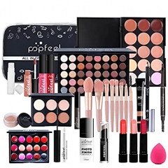 Saibinu All in One Makeup Kit Makeup Kit for Women Full Kit Multipurpose Makeup Kit-Makeup Brush Set,Eyeshadow Palette,Lip Gloss Set, Makeup Bag,Eyebrow Pencil,Mascara and Face Ma