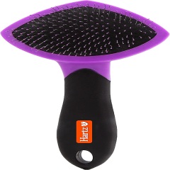 Hartz Groomer's Best Slicker Brush for Dogs & Cats, Detanagles Helps Deshedding for All Coat Types