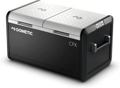 Two zone portable refrigerator