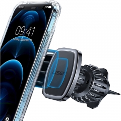 Magnetic Phone Holder for Car, [Easily Install] LISEN Car Phone Holder Mount [6 Strong Magnets] Cell Phone Holder for Car [Case Friendly] iPhone Car Holder Compatible with All Smar