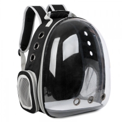 YIYANGQIANXIWONew Pet Outgoing Bag Portable Spacecraft Transparent Cat Backpack Breathable Double Shoulder Cat Bag Large Capacity
