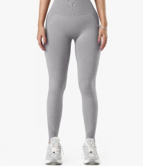 AD High Luxury Double 6 Nylon Lycra Peach Hip Fitness Pants Women's Strict Choice High Waist Tight