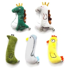 Legendog 5-Piece Set of Catnip Toys, Cat Chew Toys Biting Catnip Toys, Catnip Filled Cartoon Mouse Cat Molar Toys (Multicolor)