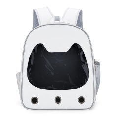 Pet Supplies Cat Bag Double Shoulder Space Bag New Light Transparent Pet Bag Large Space Comfortable and Breathable Cat Backpack