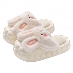 2023Cotton slippers for women's new detachable winter outdoor wear, home and indoor plush cotton slippers