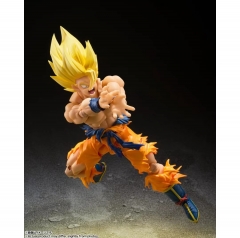 TAMASHII NATIONS-Dragon Ball Z-Super Saiyan Monkey King-Legendary Super Saiyan, Bandai Spirit S. H. Fi guarts Movable Doll