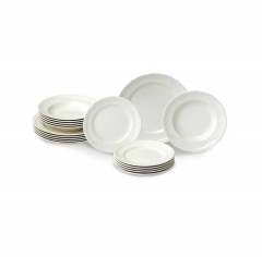 Villeroy & Boch Germany Manoir 18-Piece Cutlery Set, White, Large