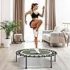 Adult rebound trampoline, silent mini trampoline, indoor exercise and fitness trampoline elastic rebound device