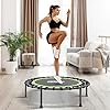 Adult rebound trampoline, silent mini trampoline, indoor exercise and fitness trampoline elastic rebound device