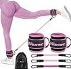 Ankle resistance band with cuffs, ankle resistance band for exercise, ankle resistance band for legs, hip lifting exercise equipment, used for kicking buttocks fitness training, hi