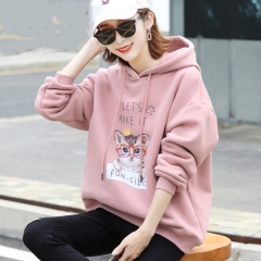 Winter trend warm and comfortable hooded hoodie