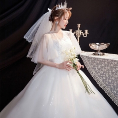 Master Wedding Dress 2024 short-sleeved Korean ver