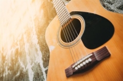 G12 Single Board Folk Guitar Beginner's Face Single Wood Guitar Children's Beginner's Guide Guitar Male and Female Travel Instrument 41 Inch Wood Color