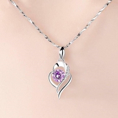 Mobius Silver Necklace Women's Pendant Fashion Jewelry Silver Jewelry as a Birthday Gift for Girlfriend and Best Friend