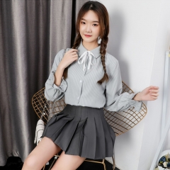 Summer trend pleated short skirt