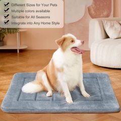 Dog Beds for Dog Crate Pad Mat Kennel Bed Pet Mattress Cat Dog Mats Washable Non Slip Cushion for Pets Sleeping