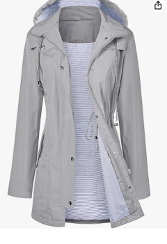 LOMON Raincoat Women Waterproof