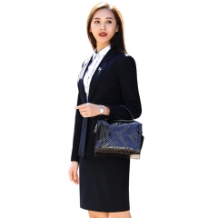Women's versatile black formal suit