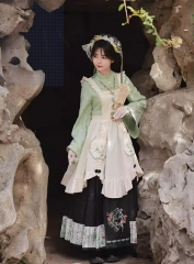 The original design fake three pieces embroidered Hanyang eclectic Ming horse face skirt