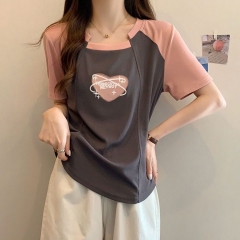 new loose thin irregular blouse