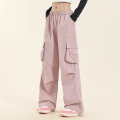 Pink work pants