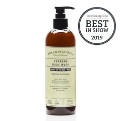 Pharmacopia Verbena Body Wash - Natural Shower Gel, Moisturizing and Nourishing Body Cleanser - Infused with Organic Aloe Vera, Coconut Oil, and Green Tea Extract - Vegan, and Crue