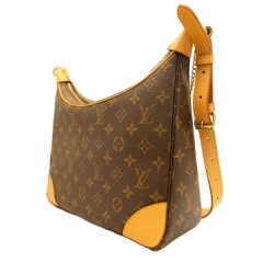 Medieval 95 New LV/Louis Vuitton Bullhorn Bag PVC Women's Handbag Plant Tanned Leather Update