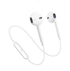 KONGFEI STORE White Bluetooth earphones, Made of silicone, a charging White Bluetooth earphones, Made of silicone, a charging case, New semi-open type,  Work ,Daily