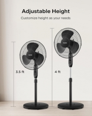 Electric fan when you hit the ground