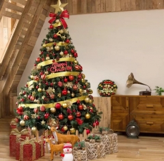 WULIN's Christmas trees are of elegant shapes.