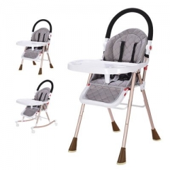 2024 New Multi-function Baby Dining Chair is a Green Thickened Foldable and Stable Double-layer Large Dining Plate.