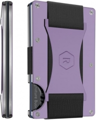 The Ridge Minimalist Slim Wallet For Women - RFID Blocking Front Pocket Credit Card Holder - Metal Wallet For women With Money Clip