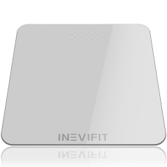 Bathroom Scale, Highly Accurate Digital Bathroom Body Scale, Measures Weight up to 400 lbs. Includes Batteries