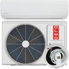 OLMO Alpic 9,000 BTU, 110/120V Ductless Mini Splolit AC/Heating System With Heat Pump Including 16ft Installation Kit…